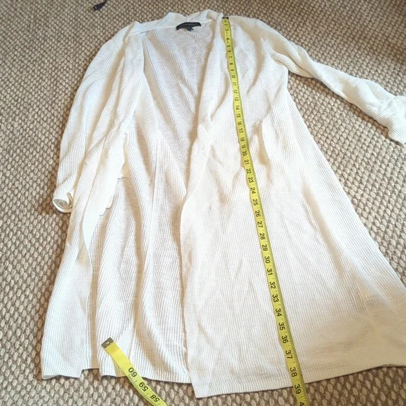 Banana Republic Long White Knit Cardigan - Picture 7 of 8